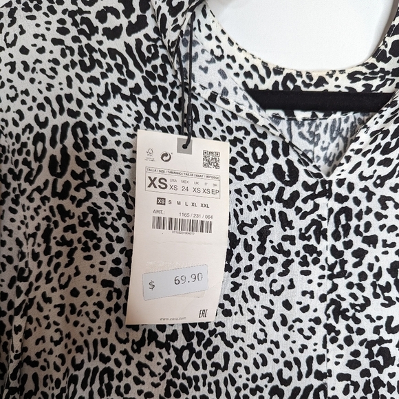 Zara Leopard Print Boho Dress - Picture 5 of 11